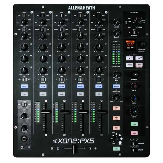 Allen & Heath Xone:PX5 4+1 Channel DJ Mixer Front View