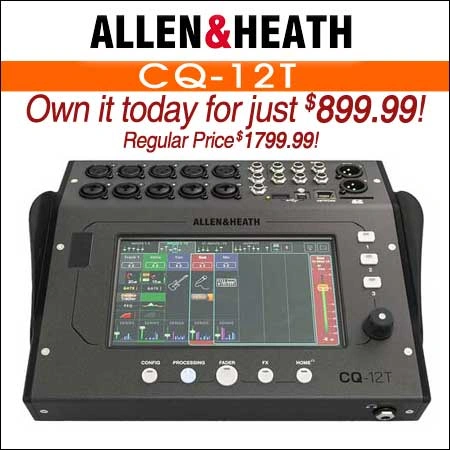 Allen & Heath CQ-12T 12-Channel Digital Mixer with Touchscreen