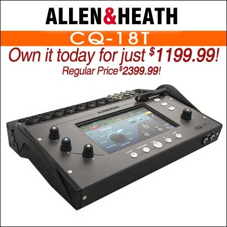 Allen & Heath CQ-18T 18-Input Digital Mixer With Wi-Fi