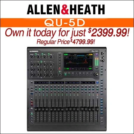 Allen & Heath Qu-5D 38-Channel Digital Mixer With Dante