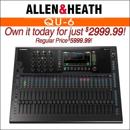 Allen & Heath Qu-6 38-Channel Digital Mixer