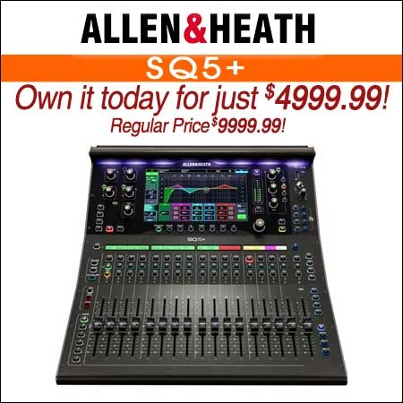 Allen & Heath SQ5+ 48-Channel Digital Mixer