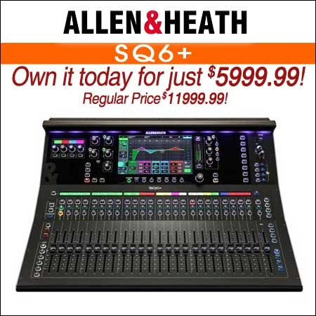 Allen & Heath SQ6+ 48-Channel Digital Mixer