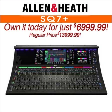 Allen & Heath SQ7+ 48-Channel Digital Mixer