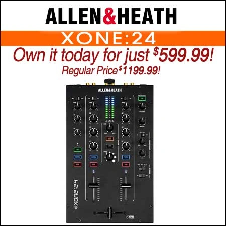 Allen & Heath Xone:24 2+1 Channel DJ Mixer