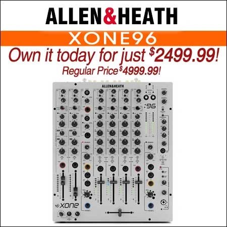 Allen & Heath Xone:96 Analog DJ Mixer with Audio Interface