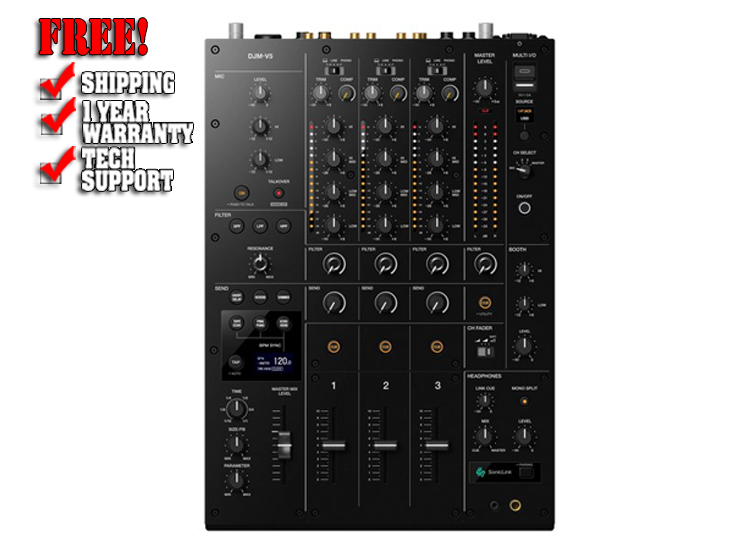 AlphaTheta DJM-V5 3-channel DJ Mixer 