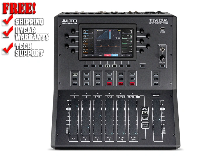 Alto TMD16 16-Channel Digital Mixer with Bluetooth