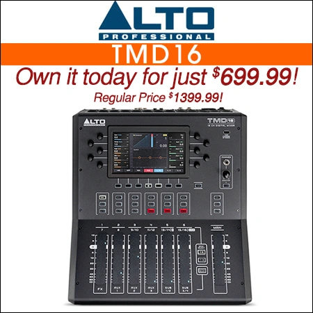 Alto TMD16 16-Channel Digital Mixer with Bluetooth