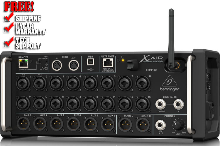 Behringer XR18 X Air Digital Mixer