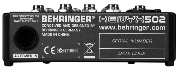 Behringer XENYX 502