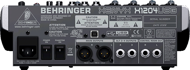 Behringer XENYX X1204USB