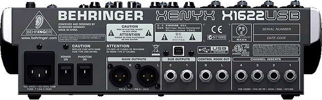 Behringer XENYX X1622USB