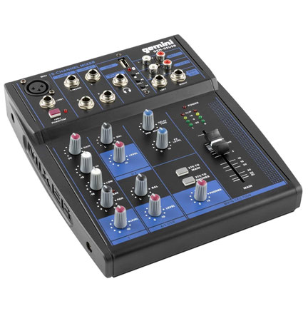 Gemini GEM-05USB 5 Channel USB Mixer