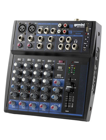 Gemini GEM-08USB 8 Channel USB Mixer