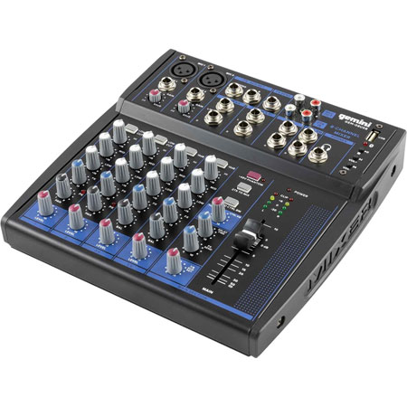 Gemini GEM-08USB 8 Channel USB Mixer