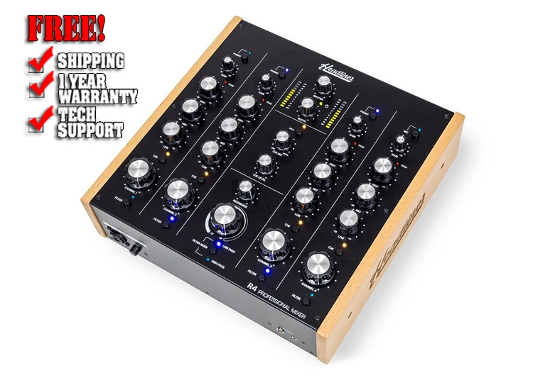 Headliner R4 4-Channel Rotary DJ Mixer