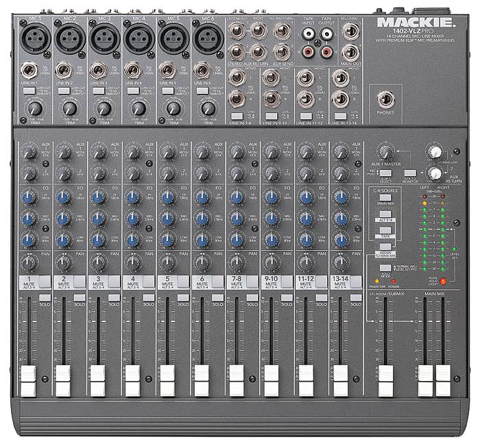 Mackie 1402 VLZ-PRO | DJ Mixers | Chicago DJ Equipment | 123DJ