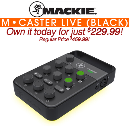 Mackie MCaster Live (Black)