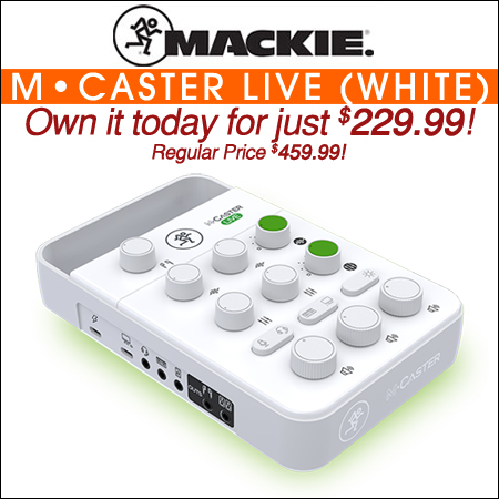 Mackie MCaster Live (White)