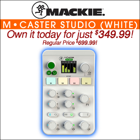 Mackie MCaster Studio (White)