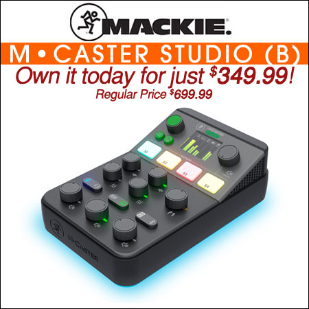 Mackie MCaster Studio (Black)