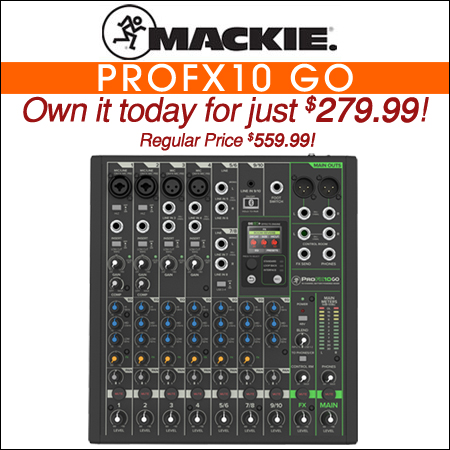 Mackie PROFX10 GO