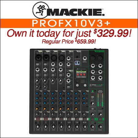Mackie ProFX10v3+