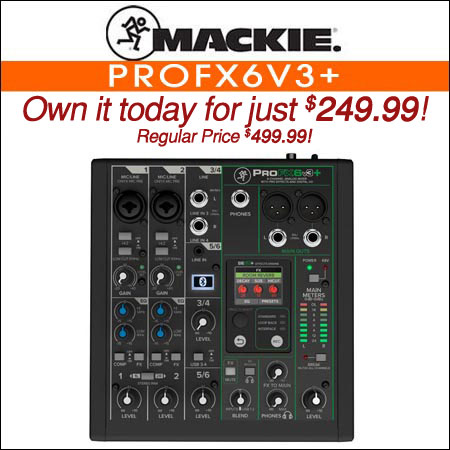 Mackie ProFX6v3+