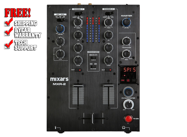 Mixars MXR-2 2-Channel DJ Mixer