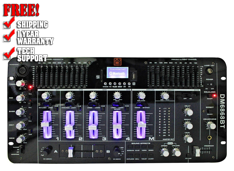 Mr. Dj DM6868BT Mixer