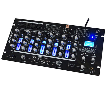 Mr. Dj DM7878BT 6 Channel DJ Mixer