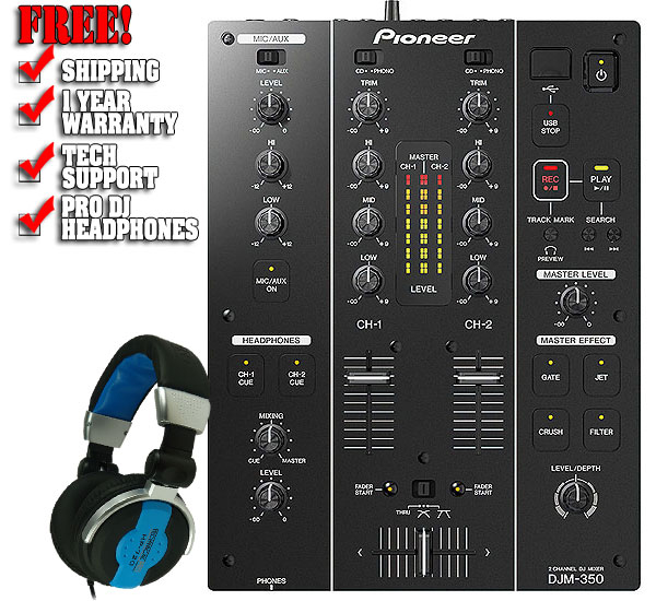 DJM350 Pioneer DJ Pro Digital Mixer
