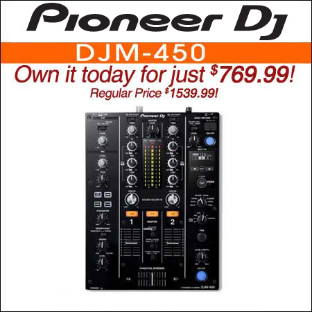 Pioneer DJ DJM-450 2-channel mixer