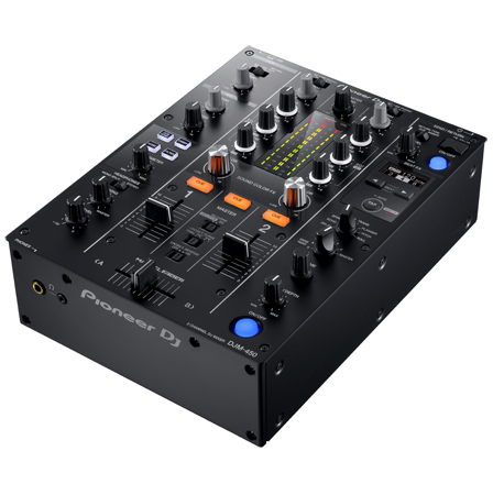 Pioneer DJM-450 Mixer & (2) Pioneer PLX-500 (Black) Package