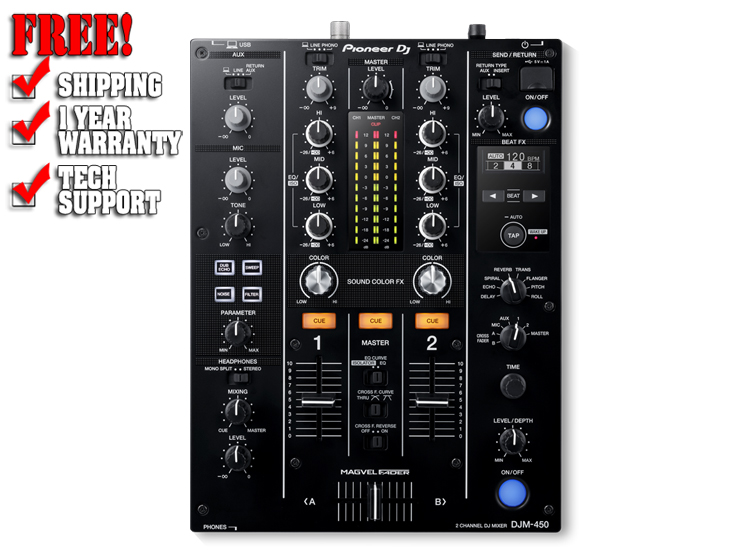 Pioneer DJ DJM-450 2-channel mixer