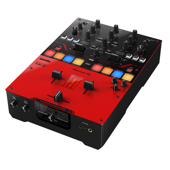 Pioneer DJ DJM-S5 Scratch-style 2-channel DJ mixer (Gloss Red)