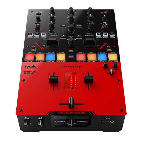 Pioneer DJ DJM-S5 DJ Mixer & 2 RANE TWELVE MKII Package