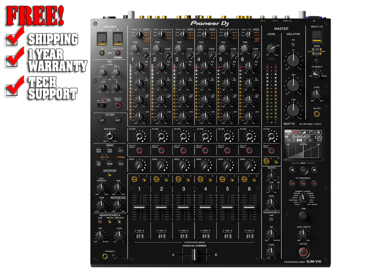 Pioneer DJ DJM-V10 6-channel DJ Mixer 