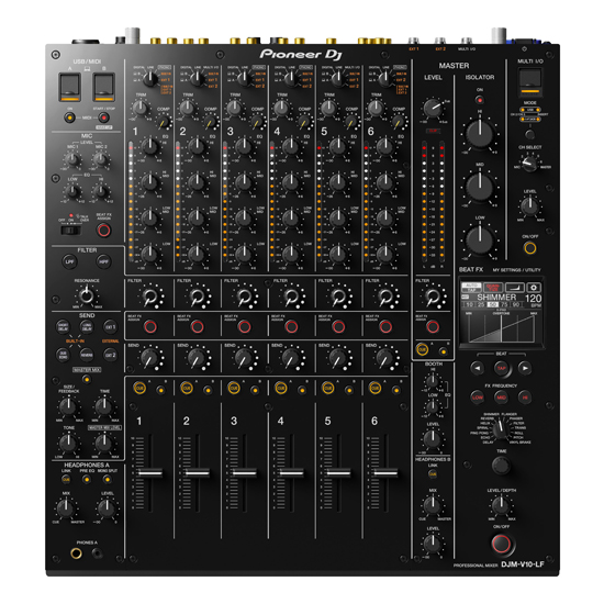 Pioneer DJ DJM-V10-LF 6-channel DJ mixer