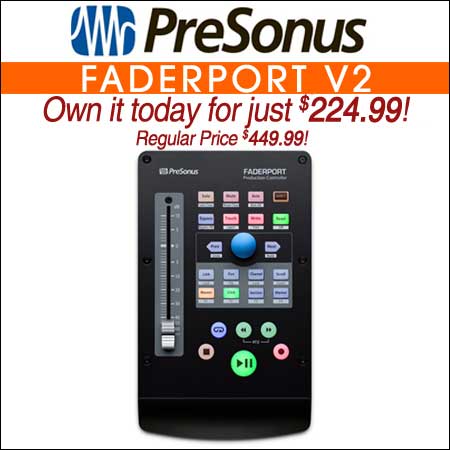 PreSonus FaderPort Single Fader DAW Controller, V2