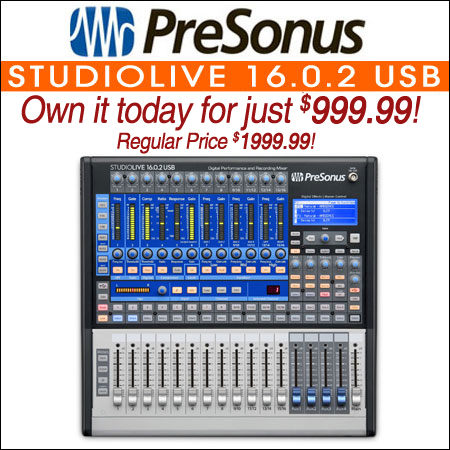 PreSonus StudioLive 16.0.2 USB