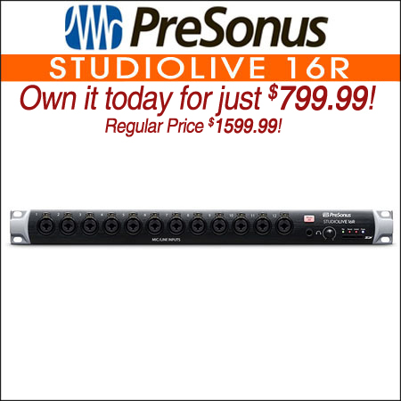 PreSonus StudioLive 16R 18-input, 16-channel Series III Stage Box and Rack Mixer