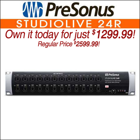 PreSonus StudioLive 24R 24 Channel Rackmount Digital Mixer