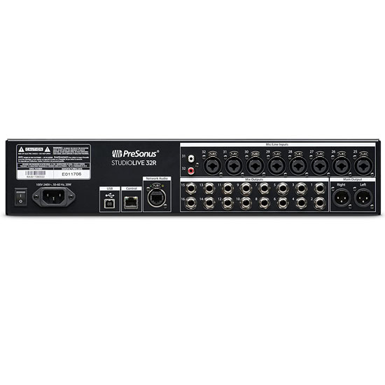 PreSonus StudioLive 32R 32-channel Rackmount Digital Mixer