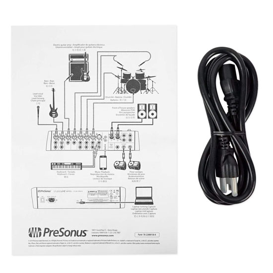 PreSonus StudioLive AR16c 18-Channel USB-C Hybrid Digital/Analog Performance Mixer