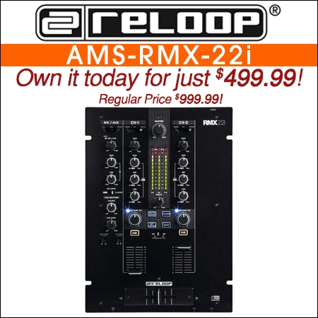 Reloop RMX-22i 2+1 Channel Digital DJ Mixer with FX