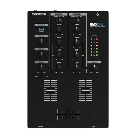 Reloop RMX-10BT 2-Channel Bluetooth DJ Mixer
