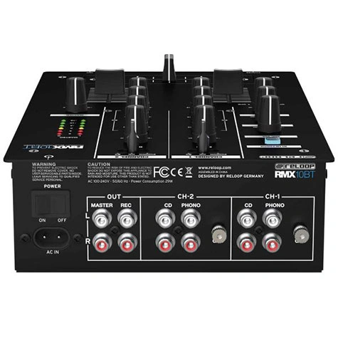 Reloop RMX-10BT DJ Mixer – Wireless Bluetooth Mixing