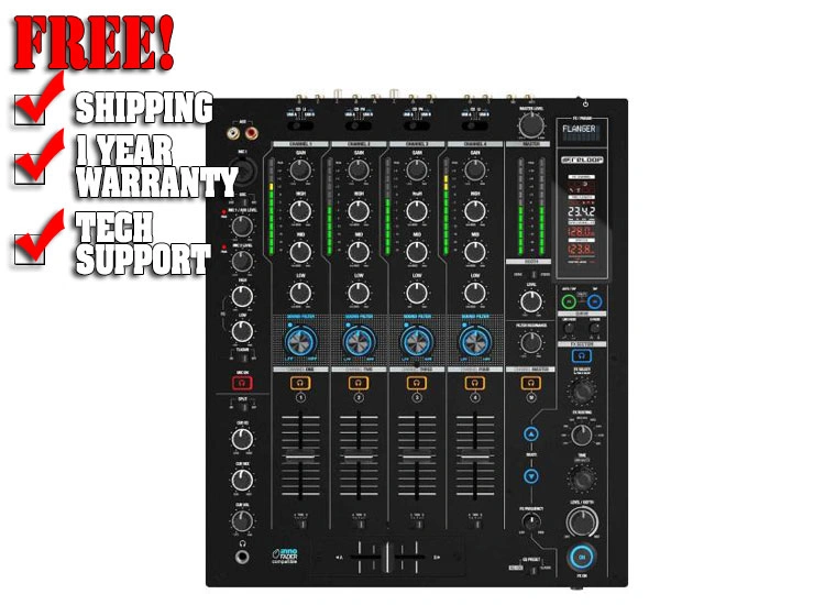 Reloop RMX-95 4-Channel Digital Club Mixer with Built-In FX
